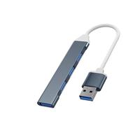 Pengchang HUB USB 7 in 1 Docking Station USB Extender HUB USB 3.0 ad Alta velocità da 5 Gbps Splitter USB con Controllo dell'interruttore(F 4-in-1)