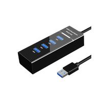 Pengchang Hub USB ad Alta velocità USB 3.0 da 5 Gbps 4 Splitter USB a 7 Porte multiporta for Adattatore Docking Station for Computer PC for Laptop PC MacBook(1.2m 4P)