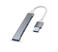 Pengchang HUB USB C HUB USB 3.0 Tipo C Adattatore Multi Splitter a 4 Porte OTG MacBook HUB PRO 13 15 Air Mi PRO for Accessori Computer Huawei(USB Gray)