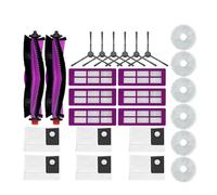 Pengchang Set Di Sacchetti for La Polvere Colth for Spazzole Laterali Principali Con Filtro HEPA Compatibile Con Gli Accessori for Aspirapolvere Eureka J15 Pro Ultra(005)