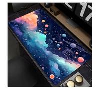 Pengchang Tappetino for Mouse Starry Sky Design colorato ed Elegante Tappetini for Computer da Ufficio di Grandi Dimensioni Antiscivolo Accessori for Tastiera Tappeto Lungo(BG-3431,350X600X2MM)