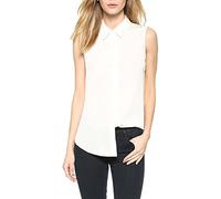 PengGeng Donne Magliette Blusa Senza Maniche Camicetta Camicia Tops Gilet Bianca S