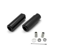 PengHuas Cursore Telaio Protezione Moto for Suzuki SV650 SV650S SV1000 SV1000S DL650 DL1000 SV 650 650S Tutti Gli Anni Moto Senza Taglio Paratelaio Protezione Caduta Moto(Black)