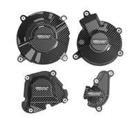 PengHuas Protezione Laterale del Motore for GB Racing for Yamaha MT-09 2021 2022 FZ09 XSR900 Tracer 9 GT Cofano Motore for Moto Copertura Motore Carter Statore Motore Moto(Carbon-Look)