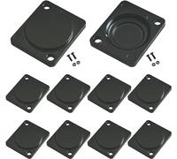 PENGLIN 10 piastre di montaggio a pannello, piastra di montaggio in metallo, serie D per connettori del telaio, connettori XLR