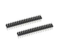 PENGLIN 20 pezzi 2 × 20 pin intestazioni 2,54 mm, doppia fila per PCB, breadboard, Raspberry Pi e Ardiuno