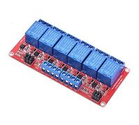 PENGLIN Modulo relè da 5 V, 12 V, 24 V, con accoppiatore optokoppler High o Low Level Trigger per Raspberry (1 pezzo a 6 canali 5 V)