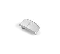 PENGNAQP pomello del Cambio Compatibile con Range per Rover Sport L494 2014-2020 Testa della Leva del Cambio P Chiave di Ricambio Pomello del Cambio Parcheggio Tappo del Pulsante(Silver)
