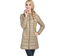 Pengniao Piumino Lungo Leggero Donna con Cappuccio Piumini Lunghi Leggeri Giacca Piumino Leggeri Donna Giacconi Invernali Cappotto Piumino Trapuntato Ultraleggero Giubbotti Giubbini Giacca Invernale