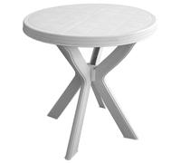 Pengo 1752700 Tavolo Tondo Don in Resina Bianco, Cm 70 x 72 H