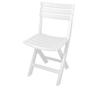 Pengo 1754701 Sedia Komodo Pieghevole In Polipropilene, Bianco