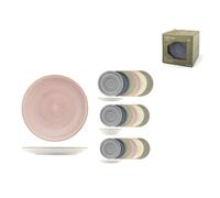 Servizio di Piatti da Tavola in Porcellana Harper 18 Pezzi