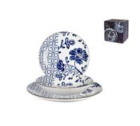 Pengo 8887800 servizio da tavola 18 pz Porcellana Blu, Bianco Pengo