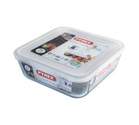 Pengo Pyrex Contenitore Cook & Freeze in vetro quadrato 2 l con coperchio Pengo