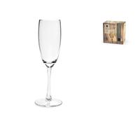 Pengo Royal Leerdam Set 6 calici flute Time4Wine in vetro trasparente 18 cl Pengo