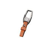 Pengpaiace 1 pz portachiavi auto in lega di zinco per Volvo C70 S80 S90 V40 V60 V90 leggero robusto accessorio auto per uso quotidiano viaggio, Colore: arancione., 1