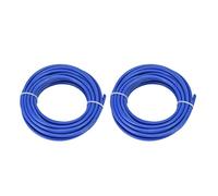 PENGQIANJU 2 pezzi 4 mm filo di nylon blu tosaerba accessori silenzioso efficiente (5 metri)