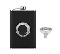 PENGQIANJU Stainless Steel Flask Foldable Glass Funnel Large Capacity Flask for Easy Drinking On the Go