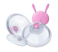 PENGSHAO Vibratore per capezzoli, pinze per capezzoli vibranti, massaggiatore per Seno a 10 frequenze, Giocattoli sessuali per la masturbazione Femminile stimolatore clitorideo vibratore per Lingua,B