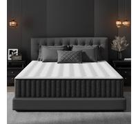 pengucool Materasso Queen da 25,4 cm, materasso in memory foam rinfrescante in una scatola, materassi medi rigidi per alleviare il dolore alla schiena, CertiPUR-US, senza fibra di vetro e supporto
