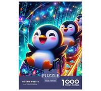 Penguin 1000 Pezzi Cute Animals Puzzle Classici Impegnativo E Difficile Per Difficoltà Sfida Per Adulti E Bambini Da 14 Anni E Più Puzzle Per Gioco Familiare, Festa Aziendale Regalo Giocattolo Colora