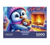 Penguin 1000 Pezzi-Puzzle Puzzle Adulti Impegnativo E Difficile Per Straordinario Regalo Per Amore E Amico 70x50cm/1000pcs