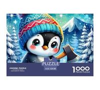 Penguin 1000 Pezzi-Puzzle Puzzle Adulti Impegnativo E Difficile Per Straordinario Regalo Per Amore E Amico 52x38cm/1000pcs