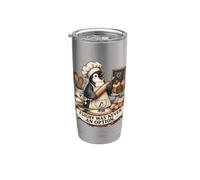 Penguin Baker For Cupcake Baking Pasticceria Chef Bicchiere termico in acciaio inox doppia parete