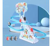 Penguin Climbing Scale Toys Little Penguin Slide Playset for Boys Kids