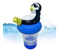Penguin Clorine Floater - 9,5 x 15 x 27 cm ABS Costruzione, Regolabile Release System, Foldable Storage Design, Floating Purification Dispenser | Backyard Spa Pond Deck Resort Hospitality Aquatic