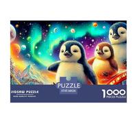 Penguin CoupleOverwhelming 1000-Piece Jigsaw Puzzles for Adults A Crusade Through Impossible, Hard, And Difficult Challenging Puzzle Games - The Most Prestigious Gift for Adult And Teenage Conquerors