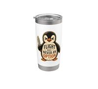 Penguin Flight was Never an Option - Funny Penguin Bicchiere termico in acciaio inox doppia parete