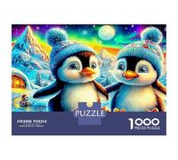 Penguin Friends Puzzle in Cosmic Scene 1000 Pezzi Special Series Compact Box Offrire in Regalo Giochi Rilassamento E Intelligence Per Adulti E Bambini Dai 14 Anni In Su 70x50cm/1000pcs