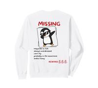 Penguin Fun Missing But Why Mountains Backprint Felpa