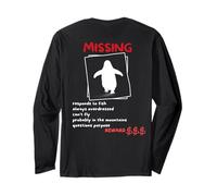 Penguin Fun Missing But Why Mountains Maglia a Manica