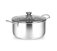 Penguin Home® Pentola da 24 cm 5 litri | Pentola per zuppa sicura per induzione - pentola per casseruola | Pentola formato famiglia - 24 x 12 cm |Set di pentole da cucina |