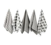 Penguin Home Premium Strofinaccio da cucina in puro cotone 100%, set di 5 asciug