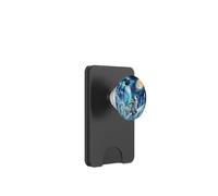 Penguin Howling at the Moon Arctic Night Sky Animal Art PopSockets PopWallet per MagSafe