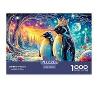 Penguin KingElaborate 1000-Piece Jigsaw Puzzles for Adults A Mosaic of 1000 Challenging Puzzle Game Pieces - A Captivating And Demanding Gift for Adult And Youthful Minds Age 12 Years Up 70x50cm/1000