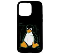 Penguin Linux Custodia per iPhone 15 Pro Max