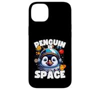 Penguin Lover Designs "Penguin In Space" divertente pinguino Custodia per iPhone 14 Plus