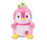 Penguin Plush - Fruit Penguin Stuffed Animal Toy for Kids and Adults | Soft Cartoon Doll with Cute Expression, Cuddly Plush for Bedtime Nursery Bedroom Car Sofa Playtime Decoration, 23cm Multicolor