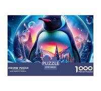 Penguin Puzzle 1000 Pezzi Puzzle Adulti Impegnativo E Difficile Per Straordinario Regalo Per Amore E Amico 38x26cm/1000pcs