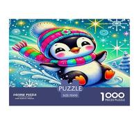 Penguin Puzzle Da 1000 Pezzi Per Amanti Della Natura:Absolutely Stunning Ammira Paesaggi E Rafforza La Persistenza!