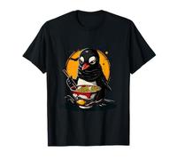 Penguin Ramen Kawaii Anime Artwork Bats Japanese Noodles Maglietta
