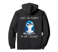 Penguin Save The Planet Felpa con Cappuccio