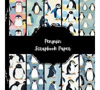 Penguin Scrapbook Paper, Bird Junk Journal Paper, Winter Animal Decorative Paper, DIY Projects, Origami, Collage Sheets, Decoupage Paper, 10 Designs, Double SIded