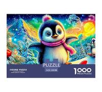 Penguin Skiing Puzzle Collezione D'Autore - 1000 Pezzi Ricercati Con Eccellenti Rappresentazioni Di Opere D'Arte - Il Regalo Di Festa Per Eccellenza, 14+ 52x38cm/1000pcs