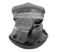 Penguin Standing On The Beach Scaldacollo Elastico Passamontagna Durevole Bandana per attività Ciclismo Motocicletta 25X50Cm