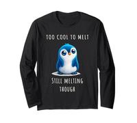 Penguin Too Cool To Melt Maglia a Manica